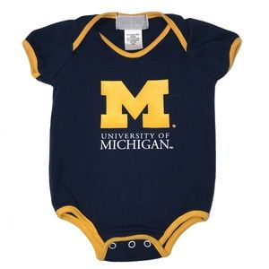 University of Michigan Infant Baby Onesie Bodysuit